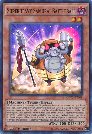 Superheavy Samurai Battleball [CROS-EN008] Super Rare | Good Games Adelaide SA