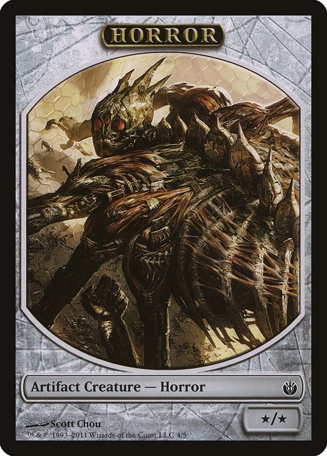 Horror Token 4 (Mirrodin Besieged)  | Good Games Adelaide SA