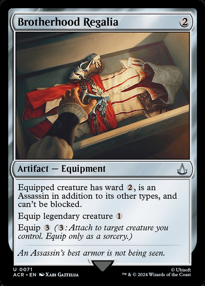 Brotherhood Regalia 71 (Universes Beyond: Assassin's Creed)  - Foil | Good Games Adelaide SA