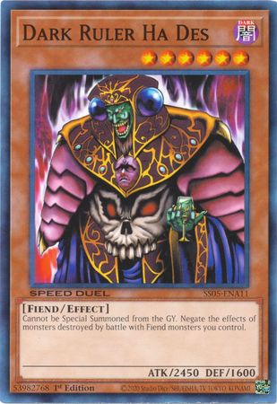 Dark Ruler Ha Des [SS05-ENA11] Common | Good Games Adelaide SA