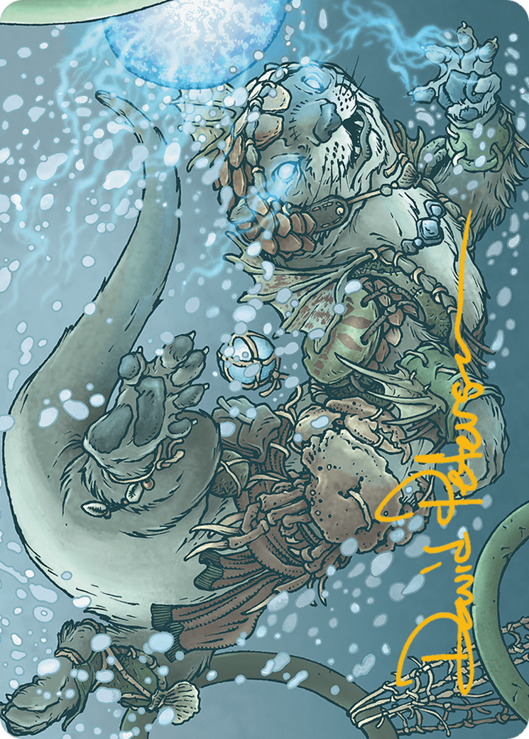 Kitsa, Otterball Elite Art Card (Gold-Stamped Signature) [Bloomburrow Art Series] | Good Games Adelaide SA