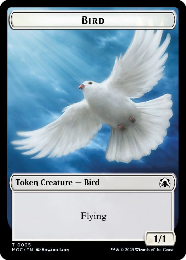 Bird Kobolds of Kher Keep Double sided Token 5 // 27 (Commander: March of the Machine)  | Good Games Adelaide SA