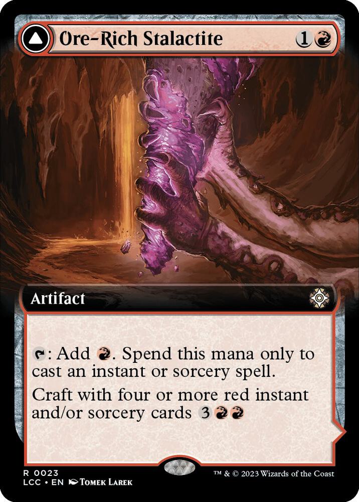 Ore-Rich Stalactite // Cosmium Catalyst 23 (Commander: The Lost Caverns of Ixalan)  | Good Games Adelaide SA