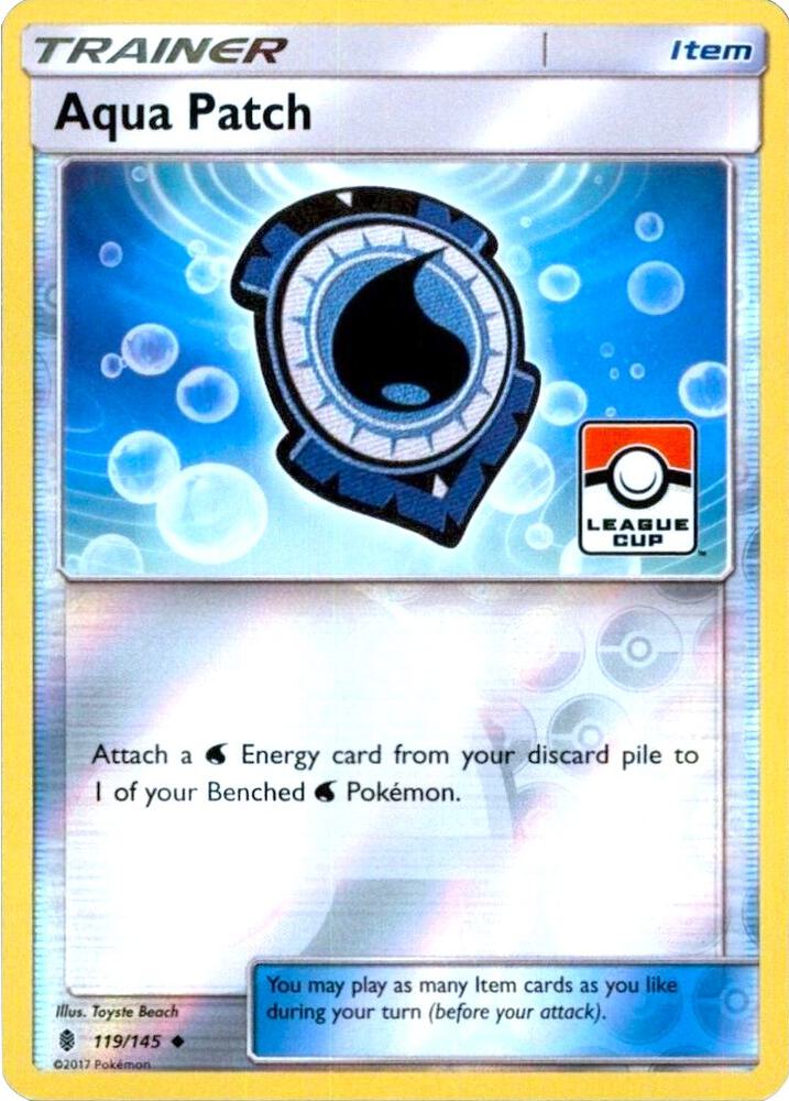 Aqua Patch 119 145 League Cup 119/145 (League & Championship Cards)  - Reverse Holofoil | Good Games Adelaide SA