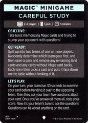 Careful Study (Magic Minigame) [Kaldheim Minigame] | Good Games Adelaide SA