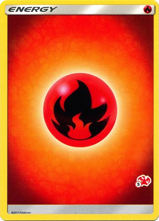 Fire Energy (Charizard Stamp #5) [Battle Academy 2020] | Good Games Adelaide SA