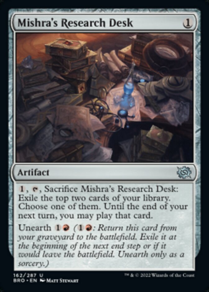 Mishra's Research Desk [The Brothers' War] | Good Games Adelaide SA