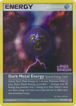 Dark Metal Energy (97/110) (Stamped) [EX: Holon Phantoms] | Good Games Adelaide SA