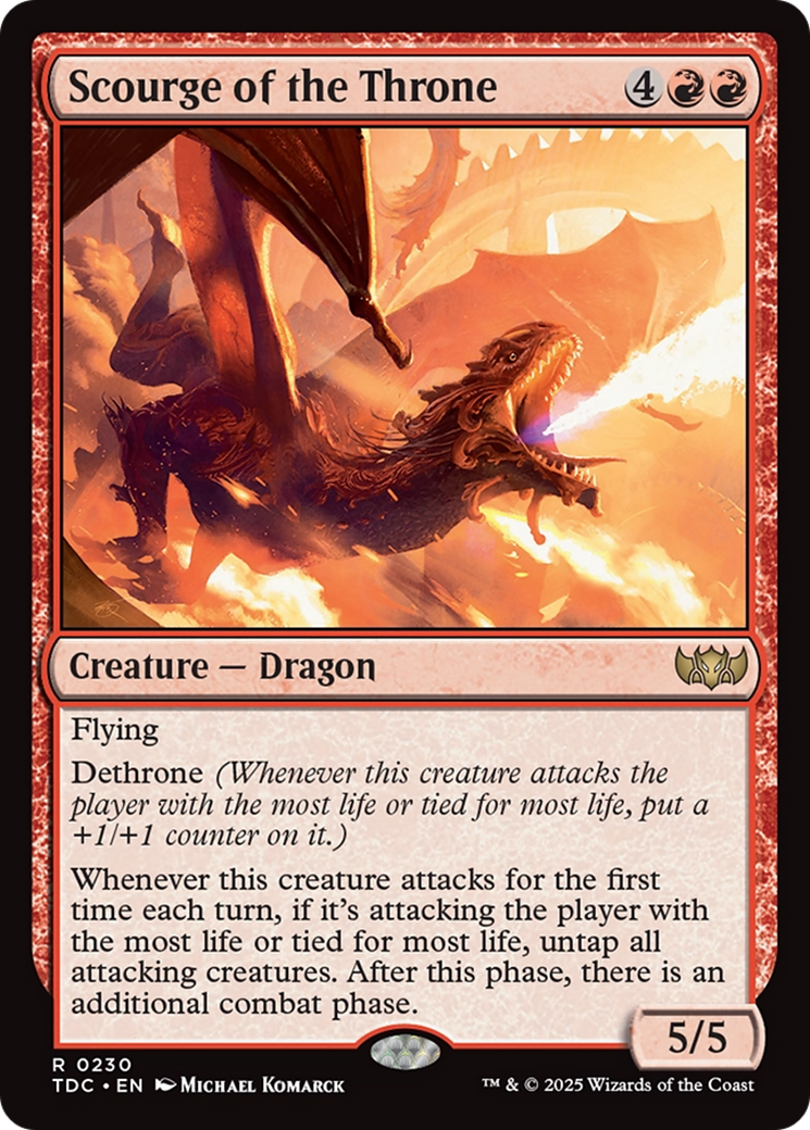 Scourge of the Throne [Tarkir: Dragonstorm Commander] | Good Games Adelaide SA