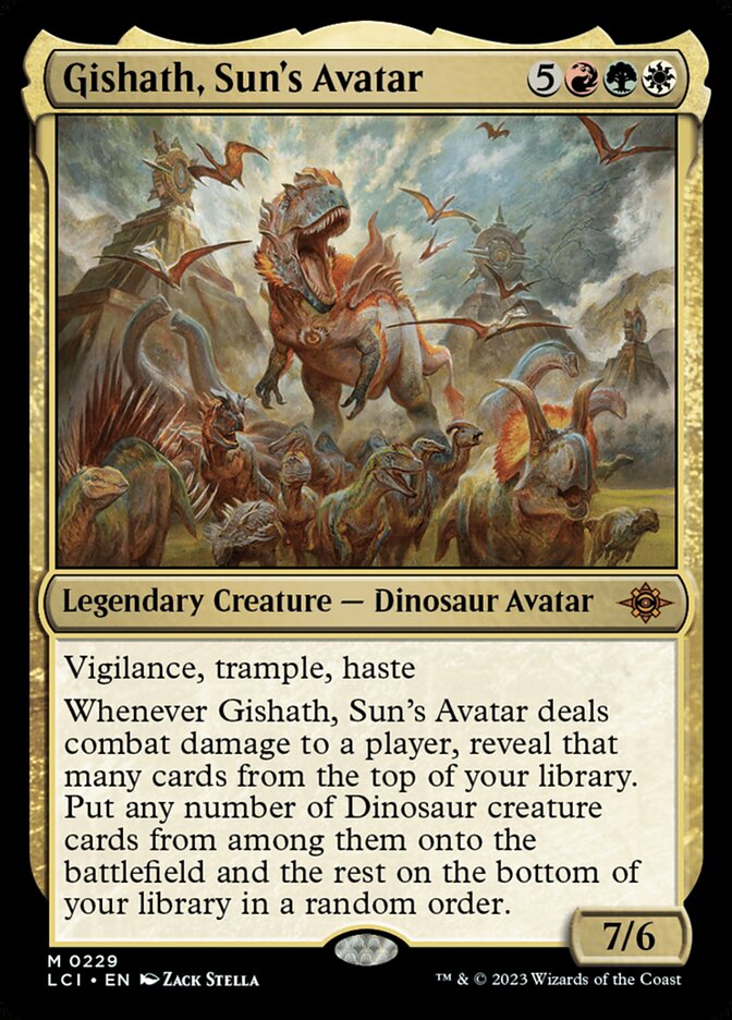 Gishath, Sun's Avatar 229 (The Lost Caverns of Ixalan)  | Good Games Adelaide SA
