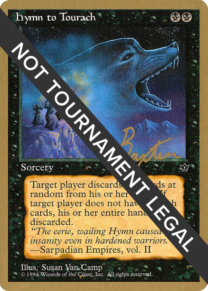Hymn to Tourach Wolf 1996 George Baxter FEM  (World Championship Decks)  | Good Games Adelaide SA