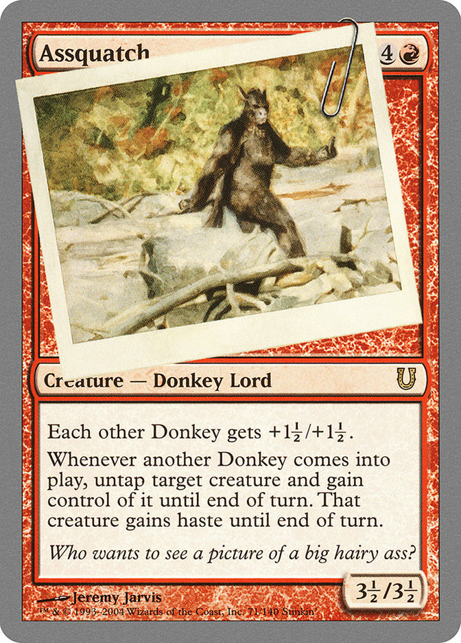 Assquatch 71 (Unhinged)  | Good Games Adelaide SA