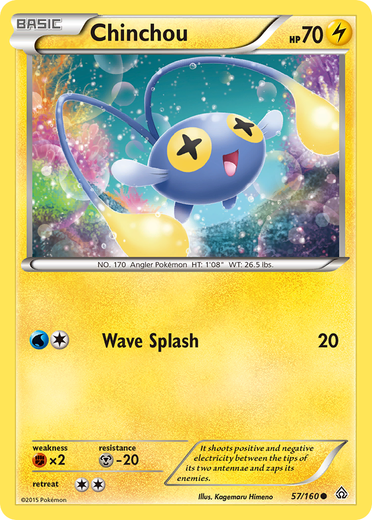 Chinchou (57/160) [XY: Primal Clash] | Good Games Adelaide SA