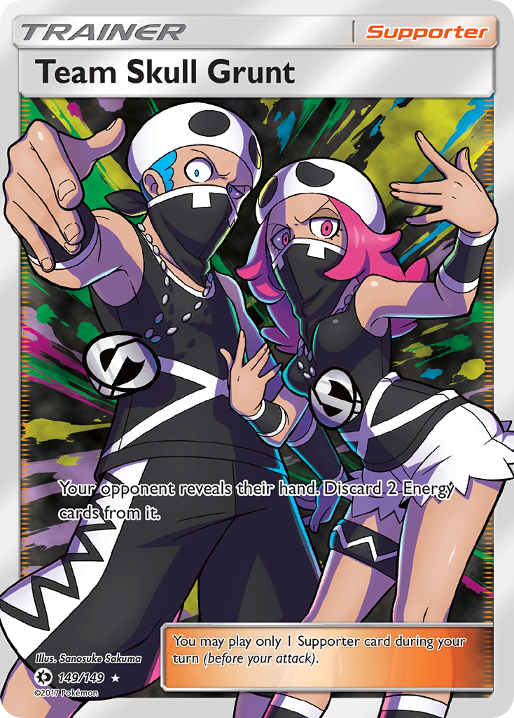 Team Skull Grunt (149/149) [Sun & Moon: Base Set] | Good Games Adelaide SA