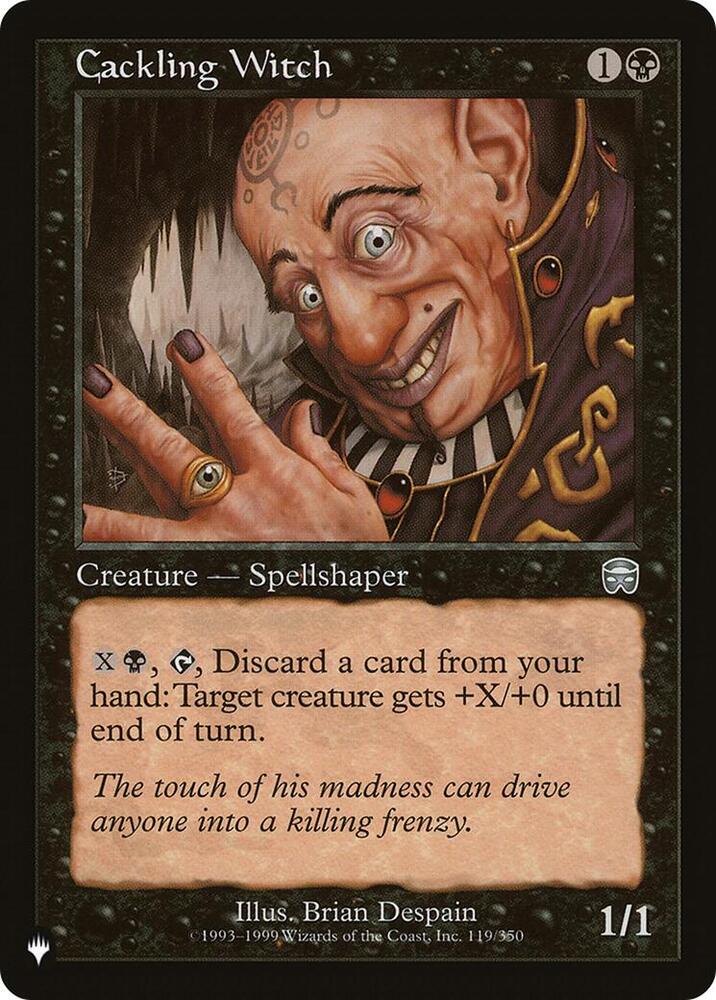 Cackling Witch 119/350 (The List Reprints)  | Good Games Adelaide SA