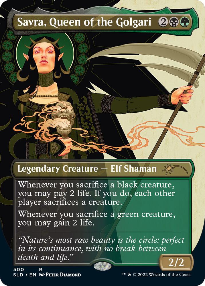 Savra Queen of the Golgari 500 (Secret Lair Drop Series)  - Foil | Good Games Adelaide SA