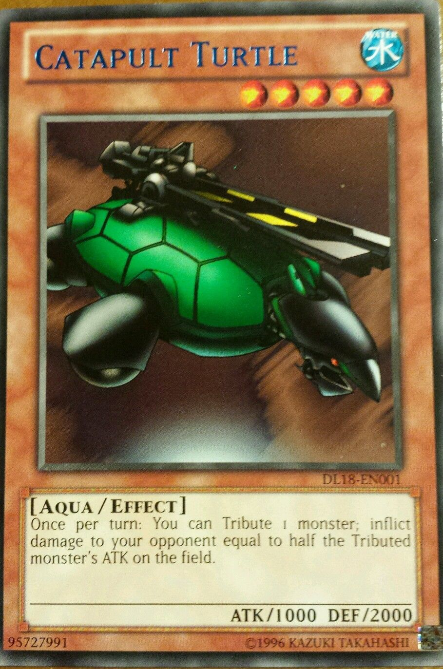 Catapult Turtle (Blue) [DL18-EN001] Rare | Good Games Adelaide SA