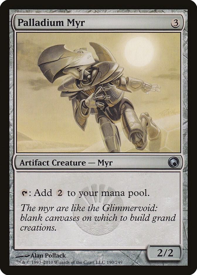 Palladium Myr 190 (Scars of Mirrodin)  | Good Games Adelaide SA