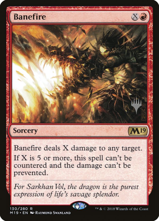 Banefire [Core Set 2019 Promos] | Good Games Adelaide SA