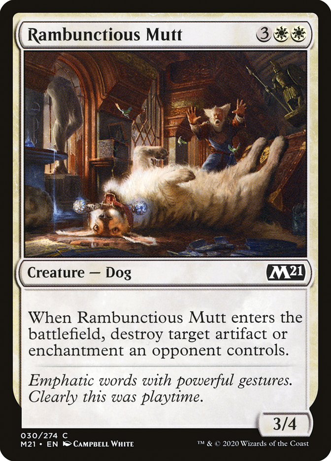 Rambunctious Mutt 30 (Core Set 2021)  - Foil | Good Games Adelaide SA