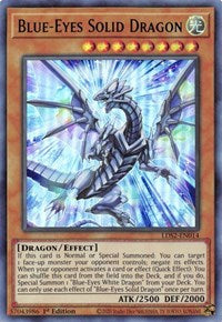 Blue-Eyes Solid Dragon (Green) [LDS2-EN014] Ultra Rare | Good Games Adelaide SA