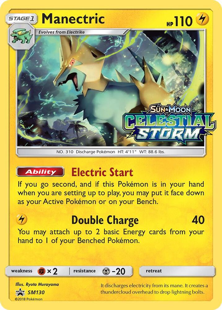Manectric Prerelease SM130 (SM Promos)  - Holofoil | Good Games Adelaide SA