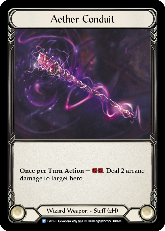 Aether Conduit [CRU160] 1st Edition Cold Foil | Good Games Adelaide SA