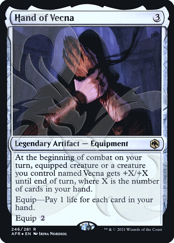 Hand of Vecna (Ampersand Promo) [Dungeons & Dragons: Adventures in the Forgotten Realms Promos] | Good Games Adelaide SA