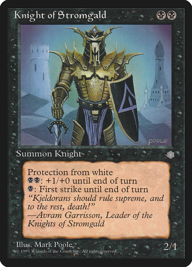 Knight of Stromgald [Ice Age] | Good Games Adelaide SA