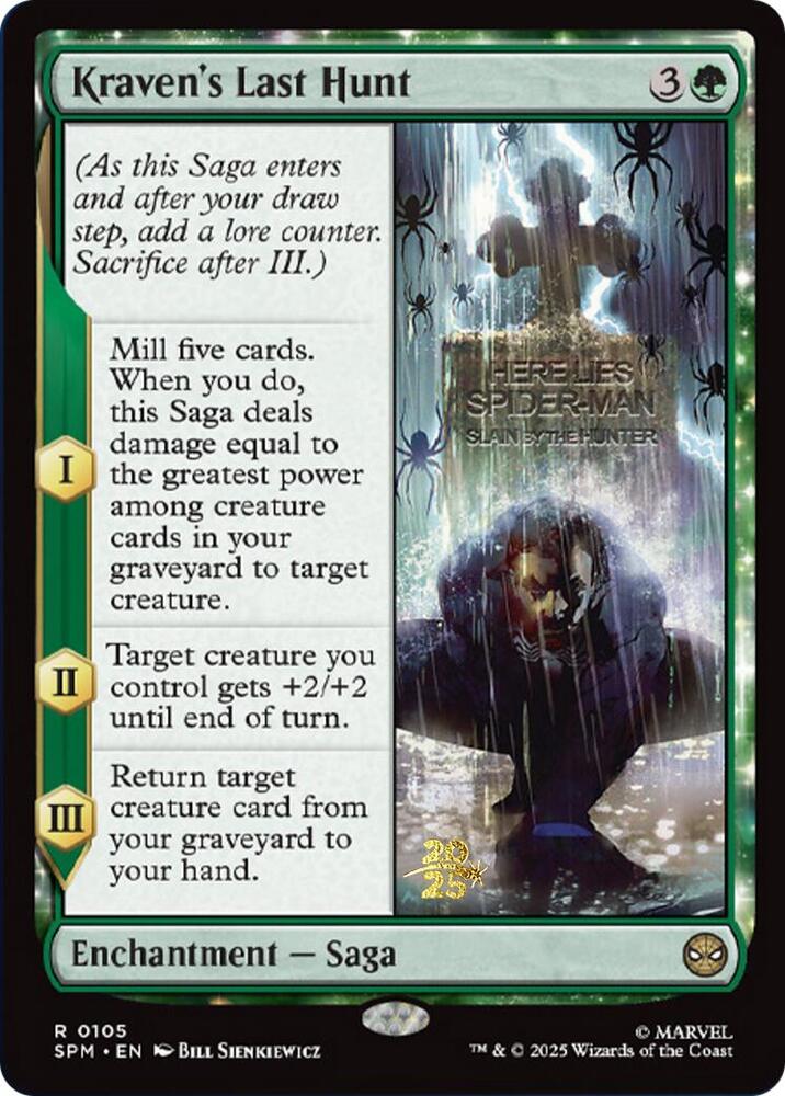 Kravens Last Hunt 105 (Prerelease Cards)  - Foil | Good Games Adelaide SA