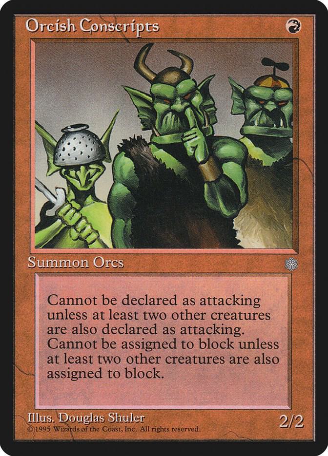 Orcish Conscripts  (Ice Age)  | Good Games Adelaide SA