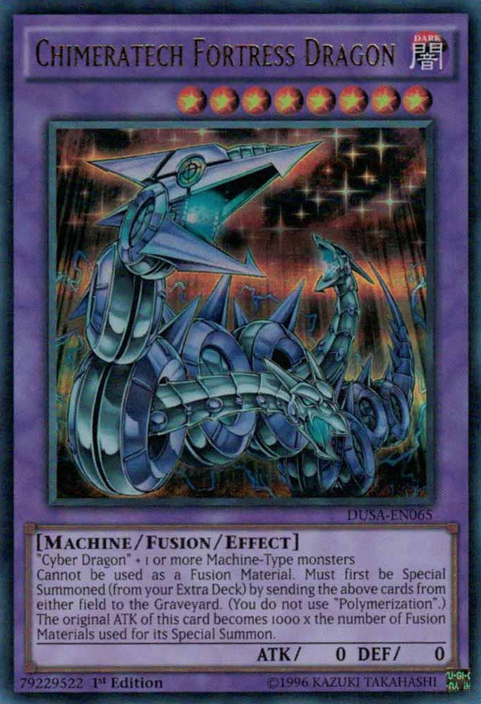 Chimeratech Fortress Dragon [DUSA-EN065] Ultra Rare | Good Games Adelaide SA