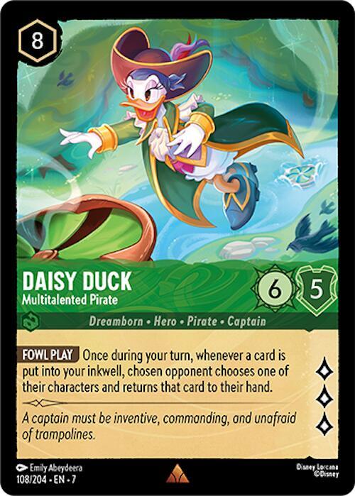 Daisy Duck Multitalented Pirate 108/204 (Archazia's Island)  | Good Games Adelaide SA