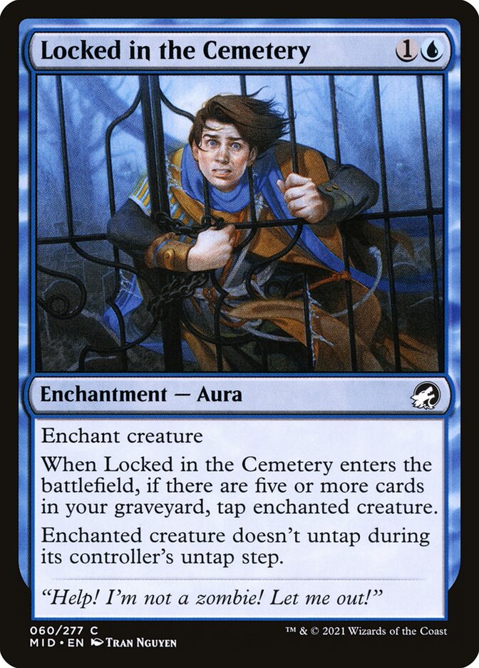 Locked in the Cemetery 60 (Innistrad: Midnight Hunt)  - Foil | Good Games Adelaide SA
