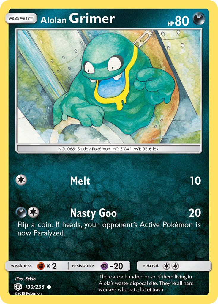 Alolan Grimer (130/236) [Sun & Moon: Cosmic Eclipse] | Good Games Adelaide SA