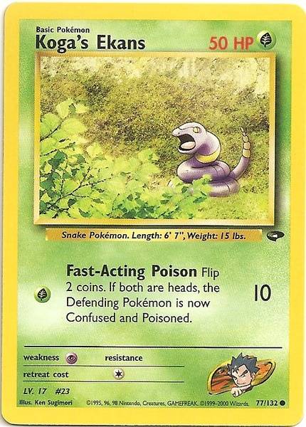 Koga's Ekans (77/132) [Gym Challenge Unlimited] | Good Games Adelaide SA