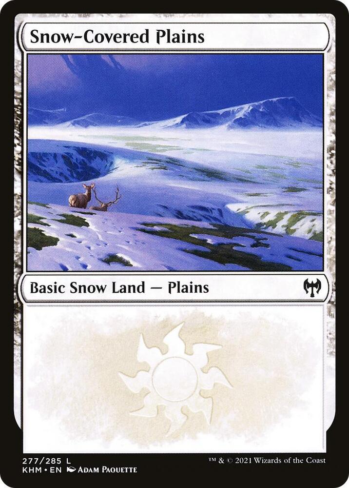 Snow-Covered Plains 277 (Kaldheim)  - Foil | Good Games Adelaide SA