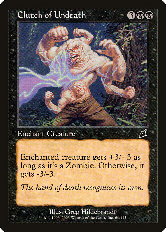 Clutch of Undeath 61 (Scourge)  - Foil | Good Games Adelaide SA
