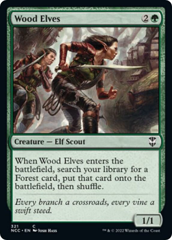 Wood Elves 321 (Commander: Streets of New Capenna)  | Good Games Adelaide SA