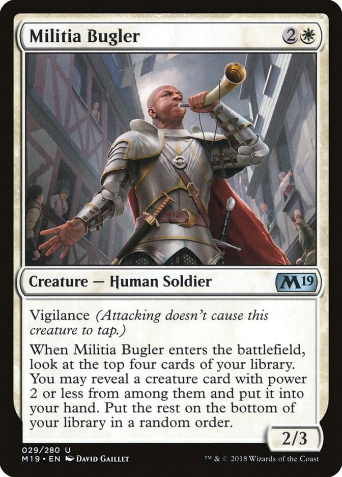 Militia Bugler 29 (Core Set 2019)  | Good Games Adelaide SA