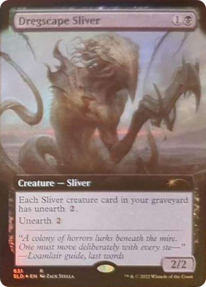 Dregscape Sliver Extended Art 631 (Secret Lair Drop Series)  - Foil | Good Games Adelaide SA