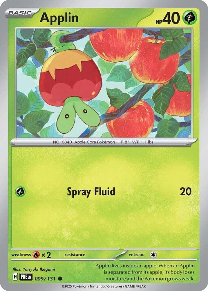 Applin (009/131) [Scarlet & Violet: Prismatic Evolutions] | Good Games Adelaide SA