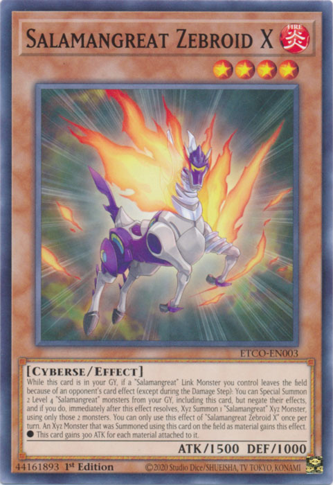 Salamangreat Zebroid X [ETCO-EN003] Common | Good Games Adelaide SA