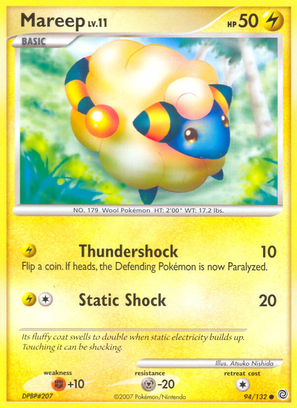 Mareep (94/132) [Diamond & Pearl: Secret Wonders] | Good Games Adelaide SA
