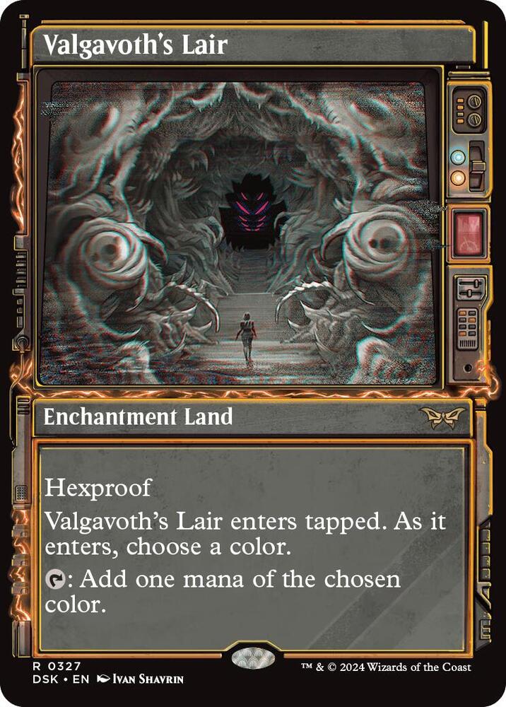Valgavoth's Lair 327 (Duskmourn: House of Horror)  - Showcase Foil | Good Games Adelaide SA