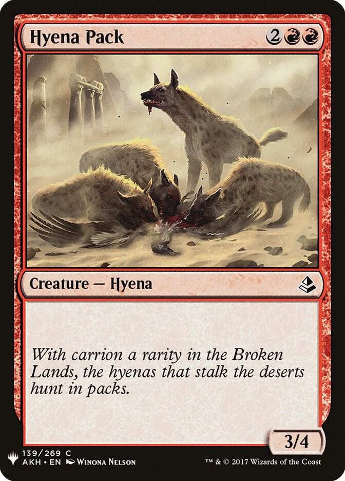 Hyena Pack 139 (The List Reprints)  | Good Games Adelaide SA
