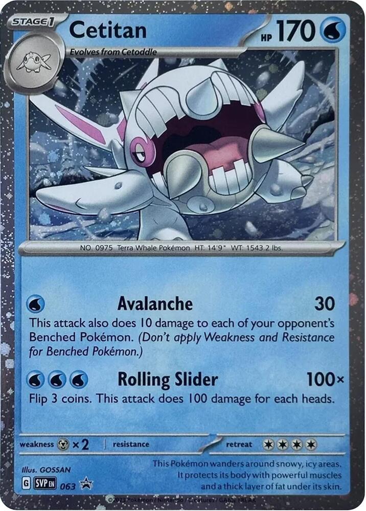Cetitan 063 (SV: Scarlet & Violet Promo Cards)  - Holofoil | Good Games Adelaide SA