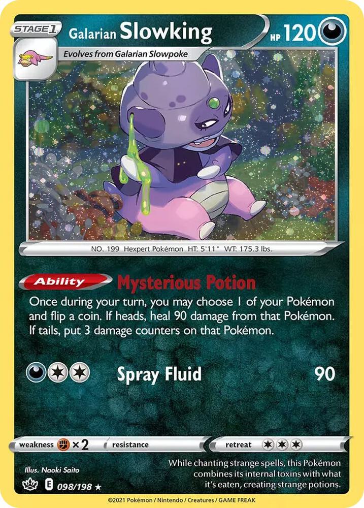 Galarian Slowking 098/198 (Miscellaneous Cards & Products)  - Cosmo Holofoil | Good Games Adelaide SA