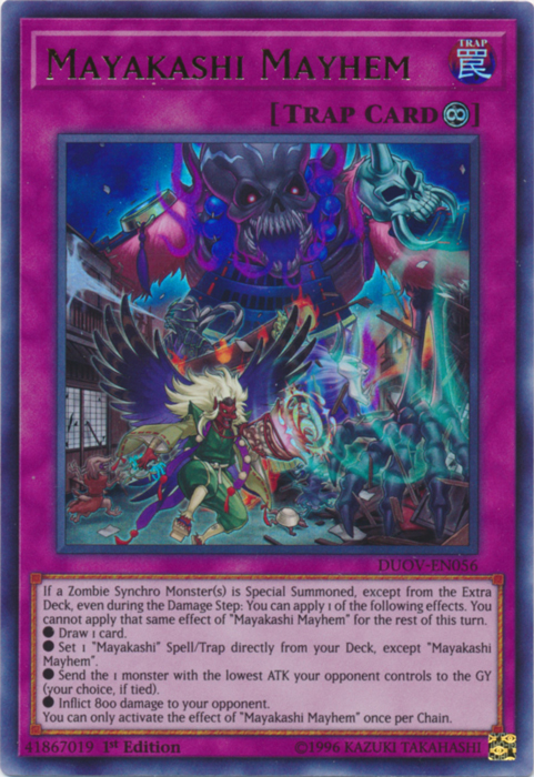 Mayakashi Mayhem [DUOV-EN056] Ultra Rare | Good Games Adelaide SA