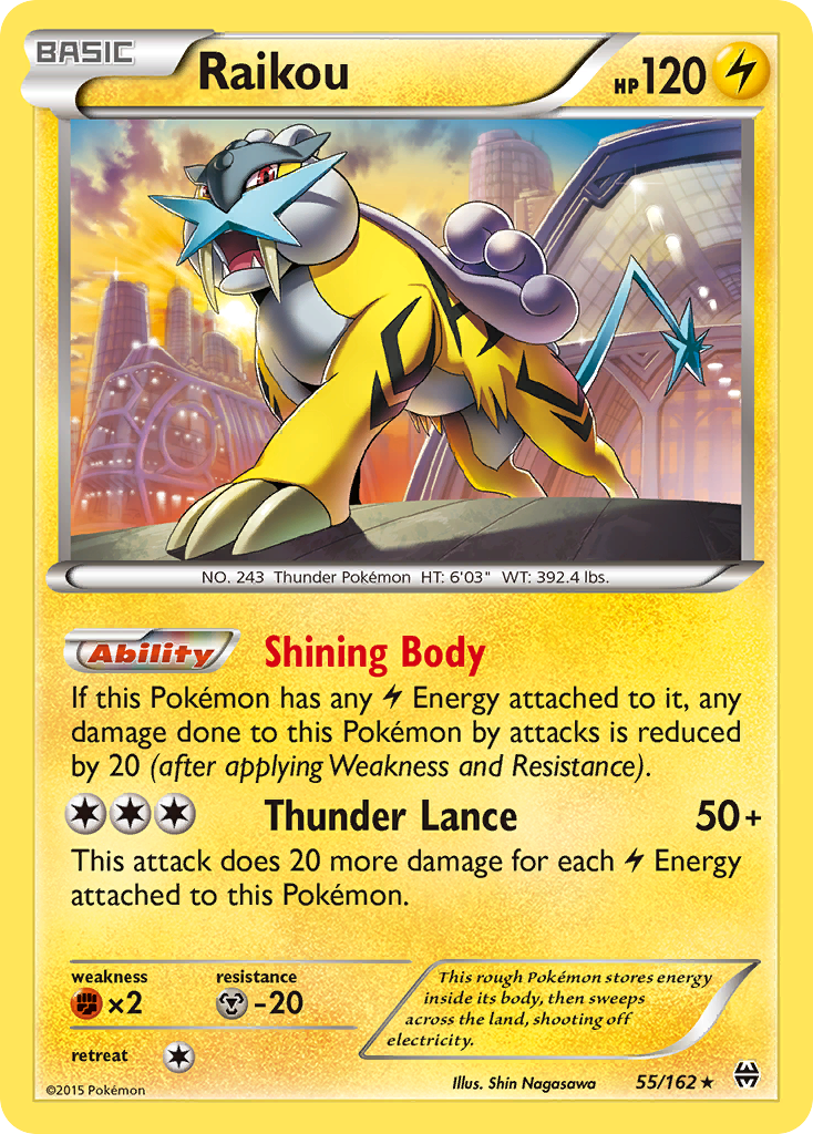 Raikou (55/162) [XY: BREAKthrough] | Good Games Adelaide SA